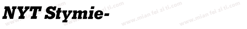 NYT Stymie字体转换